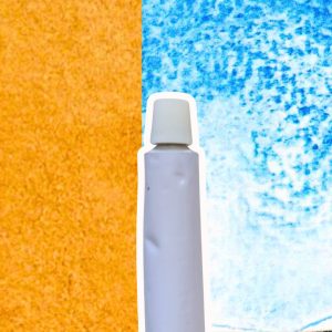 Rare Watercolour Paints Duo – Manganese Blue PB33 & Quinacridone Gold PO49