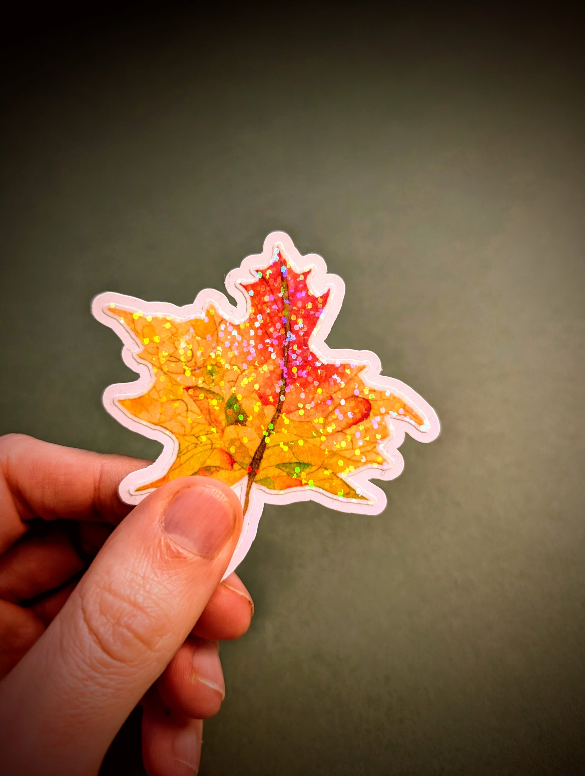 🍂 Cosy Autumn Stationery Collection – Sticker, Postcard & Pin Bundle - Image 7